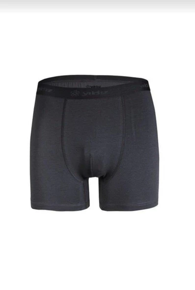 YILDIZ 38 ERKEK MODAL LİKRALI BOXER FÜME 6 ADET