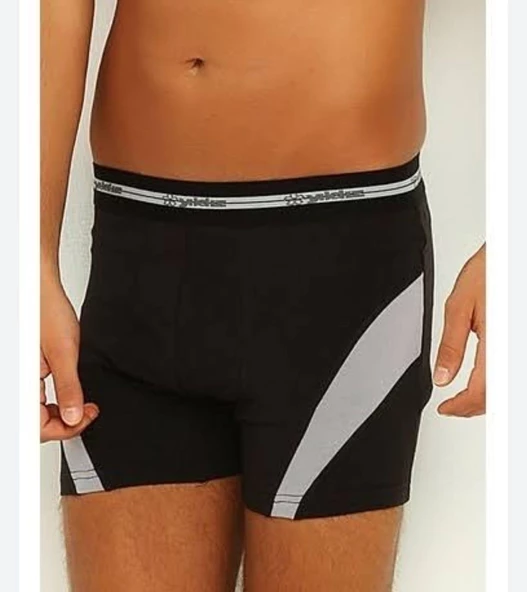 YILDIZ 116 ERKEK SİYAH COMFORT MODAL BOXER 10 ADET