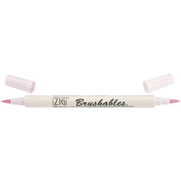 Zig Brushables 2 Renk Tonu Fırça Uçlu Marker Kalem 026 Baby Pink