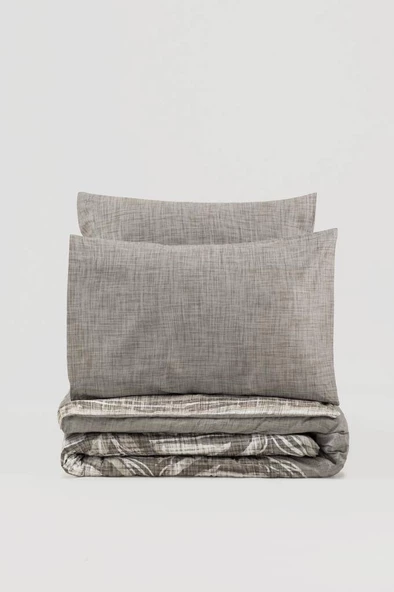Cotton Box Modern Çift Kişilik Nevresim Takımı Root Vizon - 7