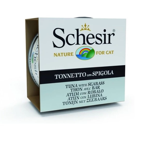 Schesir Ton Balığı ve Levrekli Jöleli Kedi Konservesi 85 Gr X 6 Adet