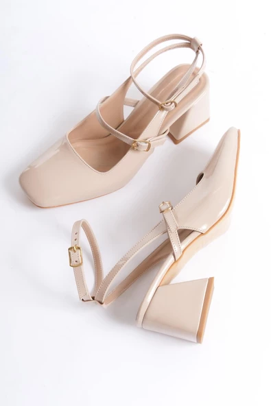 Mulia Ten Rugan Mary Jane Kalın Topuklu Bilekten Bantlı Ayakkabı - Resim 2