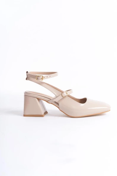 Mulia Ten Rugan Mary Jane Kalın Topuklu Bilekten Bantlı Ayakkabı - Resim 4