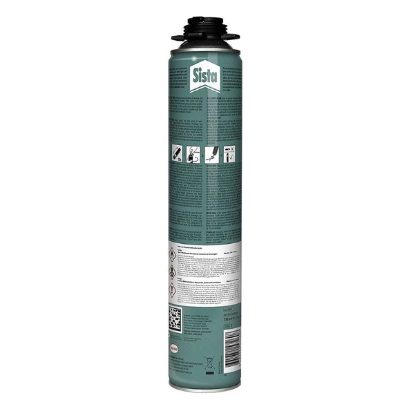 Sista universal tabancalı polüretan köpük 750 ml Adet - Resim 3