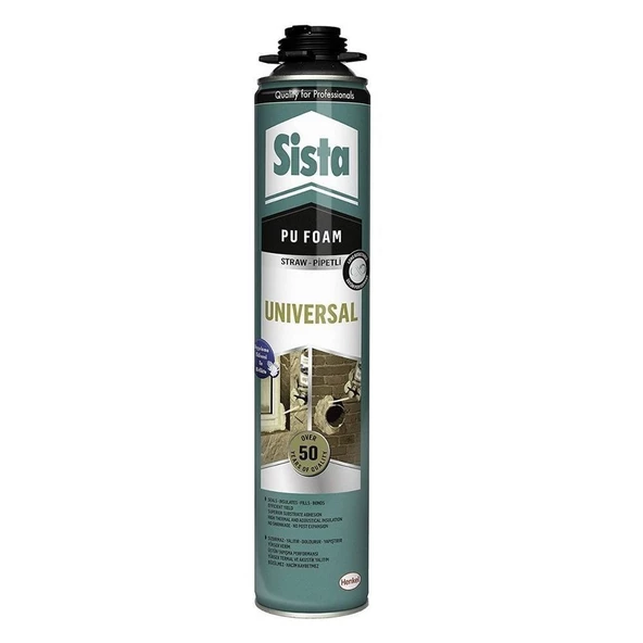 Sista universal tabancalı polüretan köpük 750 ml Adet - Resim 2