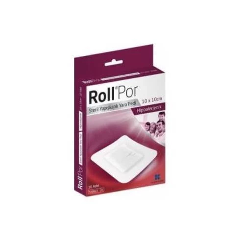 Roll Por Steril Yara Bandı 10 x 10 cm