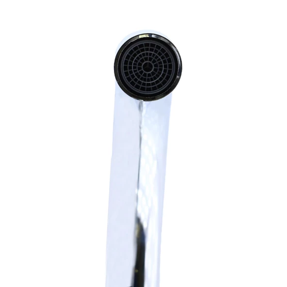 Banyo Lavabo Musluğu Akrobat Eyve Sıcak Soğuk Çift Su Girişli Çeşmesi Bataryası 31 cm - 5