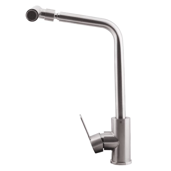 Mutfak Lavabo Musluğu Bataryası Mix Eyve Sıcak Soğuk Çift Su Girişli Çeşmesi 34 cm - Resim 5