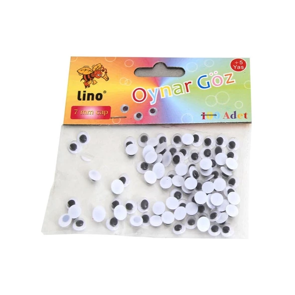 Lino Oynar Göz 7 mm 100lü Paket