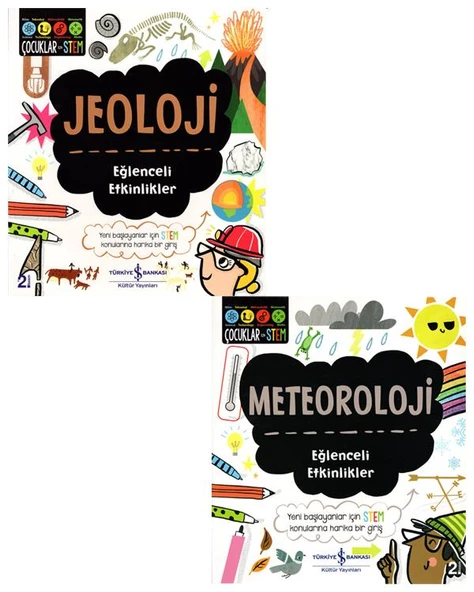 Eğlenceli Etkinlikler Jeoloji ve Meteoroloji 2li Set İş Bankası