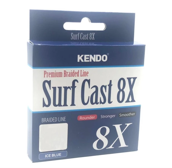 Kendo 300m Surf Cast 8x 8 Kat Örgü İp Olta Misinası Dynema - 5