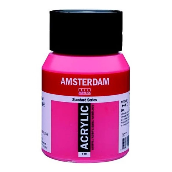 Talens Amsterdam Akrilik Boya 500 ml. 348 Permanent Red Purple