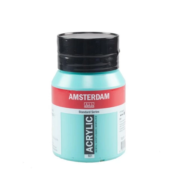 Talens Amsterdam Akrilik Boya 500 ml. 661 Turquoise Green
