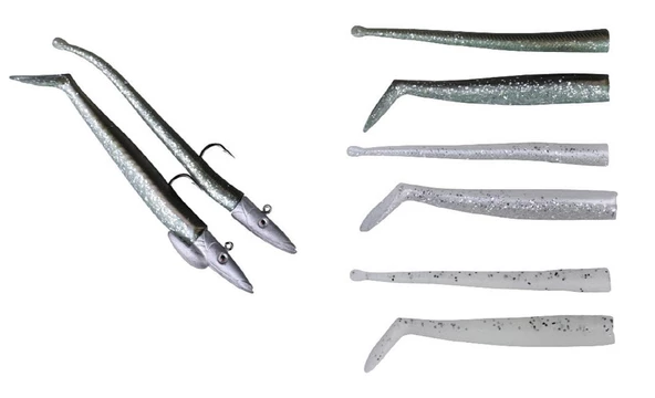 Savage gear Mini Sandeel Kit 10 Adet (12+1+4+4) Sahte Balık - 5