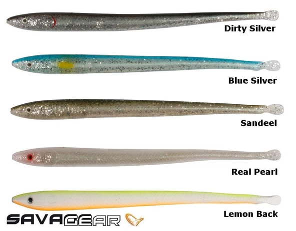 Savage gear LB Sandeel Slug 16.5 cm 5 Adet Sahte Balık - 12