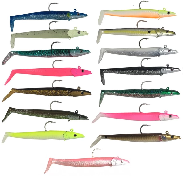 Savage gear Sandeel 12.5 cm 23 gr 2+1 Adet Sahte Balık - 6