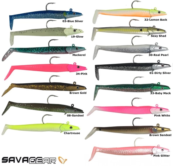Savage gear Sandeel 12.5 cm 23 gr 2+1 Adet Sahte Balık - 12