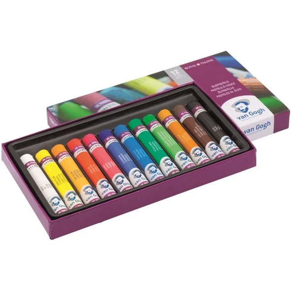 Talens Van Gogh Oil Pastels Yağlı Pastel Boya 12 Renk