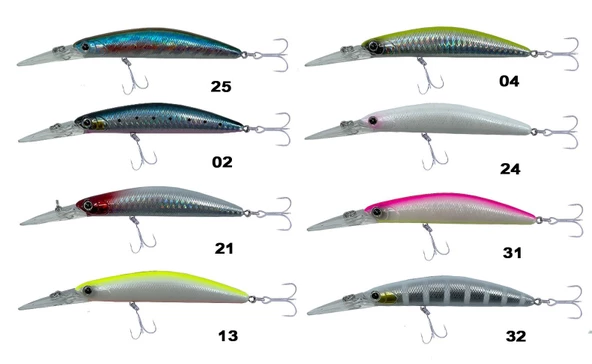 Kendo Deep Minnow 95mm 13gr Sahte Balık - 4