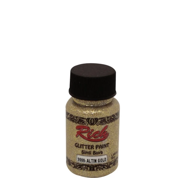 Rich Glitter Paint Simli Boya 50 cc. 9000 ALTIN