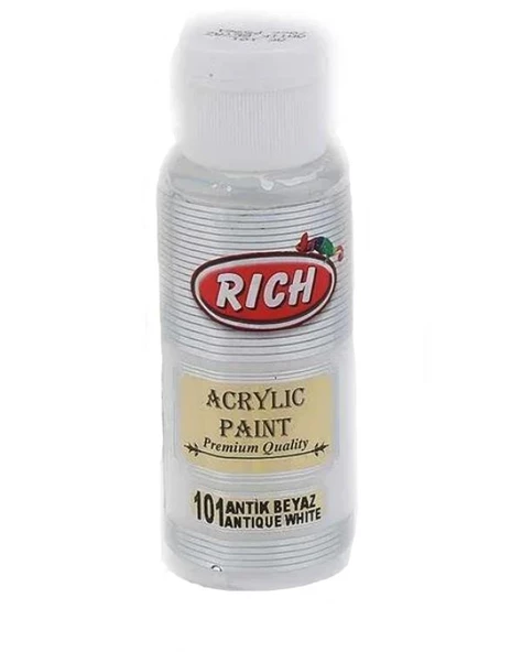 Rich Akrilik Boya Antik Beyaz 70cc Ak-101