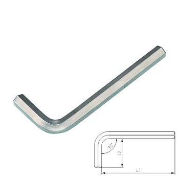 İzeltaş Allen Alyan Anahtar Kısa Boy 4 mm - 2