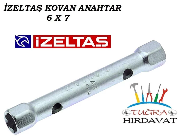 İzeltaş Kovan Anahtar İki Ağız 6x7 ürün görseli