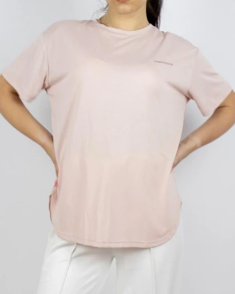 Lumberjack Wl Amber 3Fx Kadın Pembe Tişört 11CK900 101359988 - 2