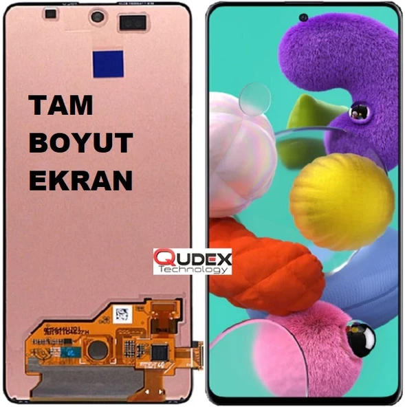 Samsung Galaxy A51 (SM-A515) Lcd Ekran Dokunmatik (Tam Boyut)