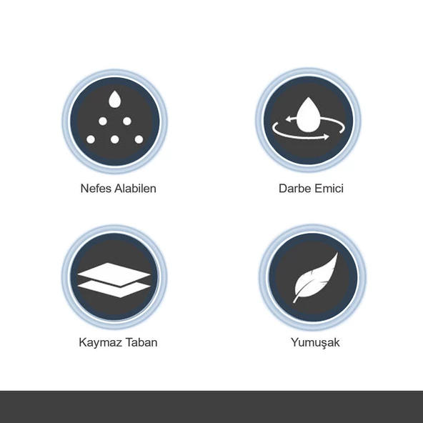 Active Team-IMPACT Memory Foam, Şok Emici, Yastıklama Sağlayan, Tüm Aktiviteler İçin Konfor İç taban - 7