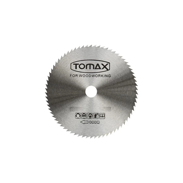 Tomax Ağaç Daire Testeresi Elmassız 115x1.2x22.2x80z Diş