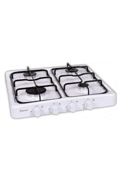 Ferre 540 4 Gözü Gazlı Beyaz Set Üstü Ocak-LPG - 3