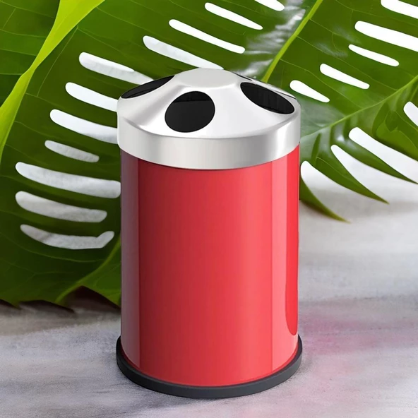 Set Üstü Diş Fırçalık Banyo Metal Diş Fırçası Kabı Kutusu Kırmızı - 7