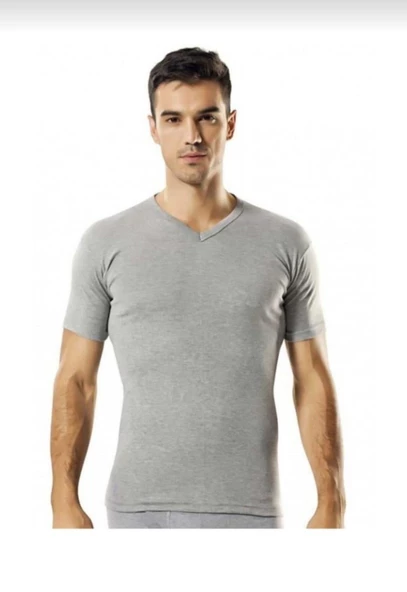 YILDIZ 62 ERKEK RİBANA V YAKA KISA KOL FANİLA ATLET 3 ADET ürün görseli