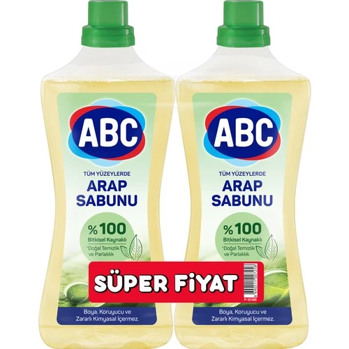 Abc Sıvı Arap Sabunu 2Li Paket (900 Ml + 900 Ml)