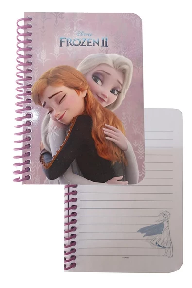 Not Defteri Frozen Elsa 11x15 cm 1 Adet 80 Yaprak Çizgili Lisanslı Orjinal Frozen Öğrenci Not Defteri - 3