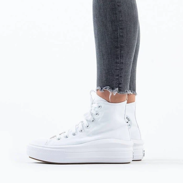 converse 568498C CHUCK TAYLOR ALL STAR MOVE YÜKSEK TABAN SPOR AYAKKABI - 2