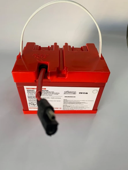 12 VOLT 12 AMPER AKÜLÜ ARABA AKÜSÜ 12 V 12 A ORJİNAL PİLSAN AKÜ - 3