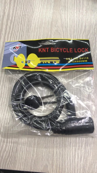 KNT 12 MM 80 CM ANAHTARLI KİLİT 3 FARKLI RENK SEÇENEKLİ - 3