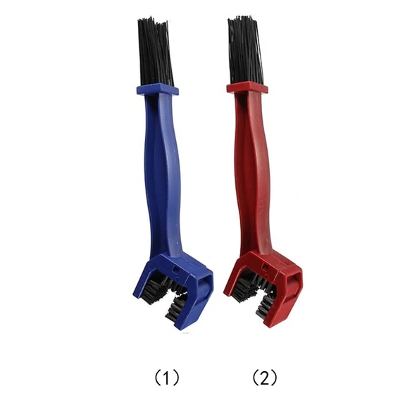 Bisiklet Motorsiklet Zincir Temizleme Fırçası Zincir Bakım Temizlik Fırçası Mavi - 7