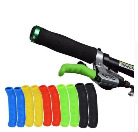 BİSİKLET FREN KOLU KORUYUCU SİLİKON PVC KORUYUCU SİYAH-KIRMIZI