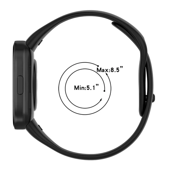 Xiaomi Redmi Watch 3 Ayarlanabilir Soft Silikon Suya Dayanıklı Kordon - 7