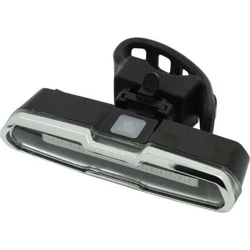 Mavi-sarı-kırmızı çakarlı USB şarjlı 100 lümen bisiklet stop lambası - 9