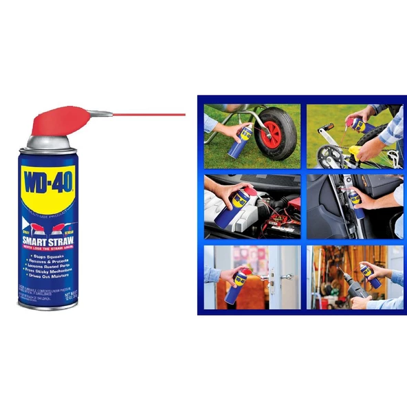 Wd 40 Akıllı Pipet Pas Sökücü Yağlayıcı 350 ml Silah Makine