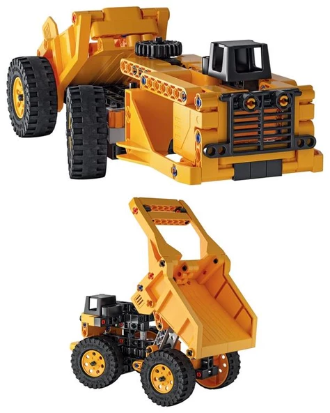 Clementoni Mekanik Laboratuvarı Hafriyat Kamyonu 75081 - 3