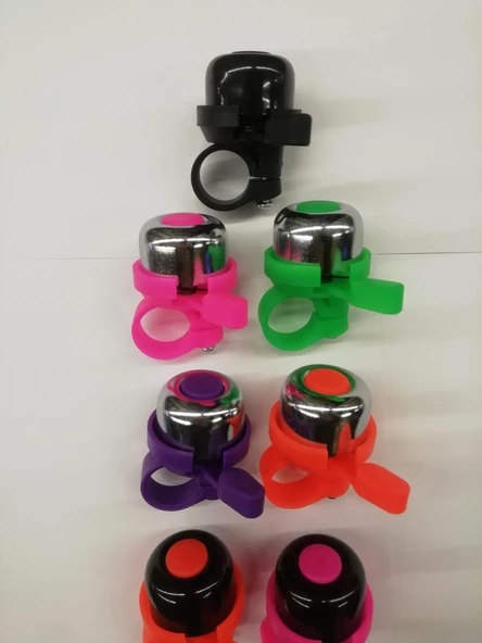 ÇOCUK BİSİKLET ZİLİ TIN TIN ZİL YENİ MODEL KOLAY SÖK TAK 7 RENK