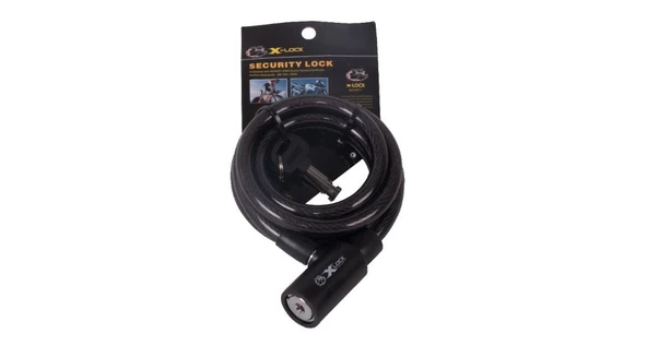 X-LOCK XBYC TY502 Spiral Kilit 10x1500 mm Çelik BİSİKLET KİLİT - 2