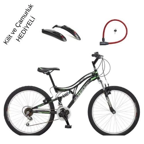 Salcano Hector 26 Jant Çift Amortisörlü Dağ Bisikleti Kilit ve Çamurluk Hediyeli