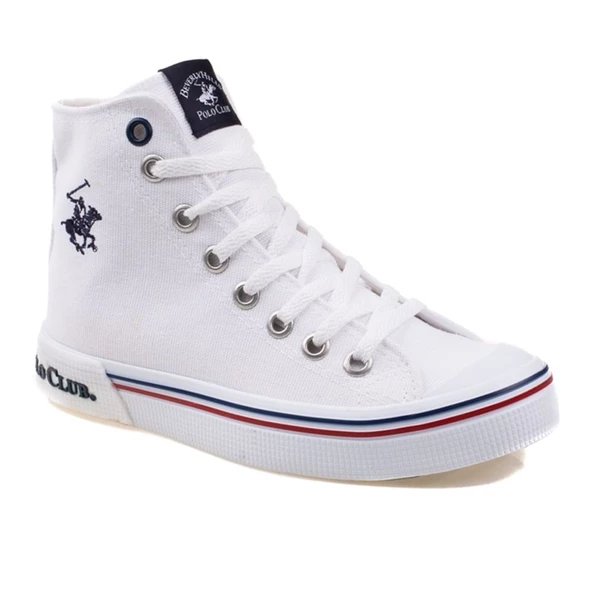 Polo Club Beyaz Unisex Uzun Keten Spor Ayakkabı ürün görseli