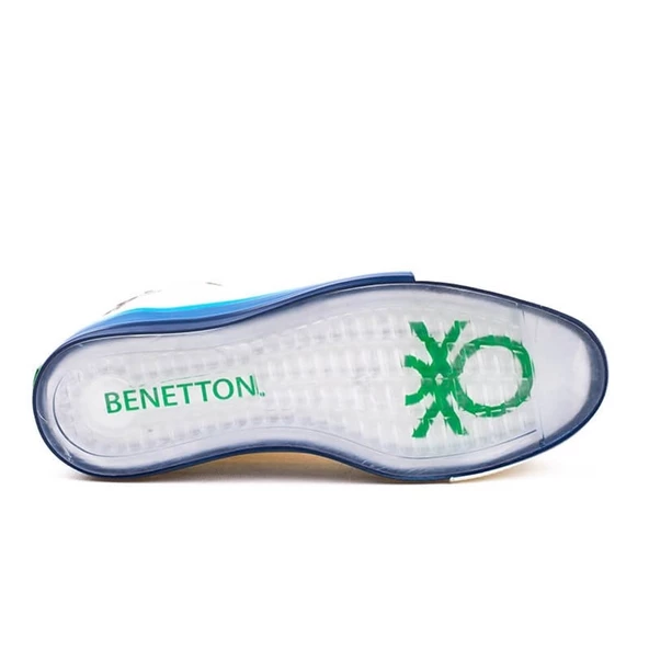 Benetton Gri Kadın Uzun Spor Ayakkabı BN-30189 - 8